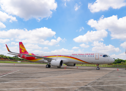 封关后首架零关税A321neo正式入列海南航空，助力自贸港“飞得更高”
